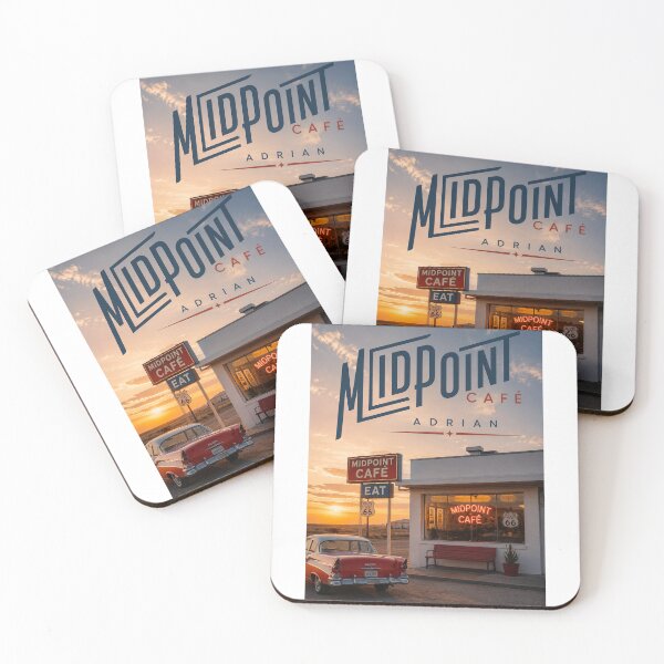 Item preview, Midpoint Café Route 66 Adrian Texas Historic Roadside Landmark designed and sold by Aryabek.