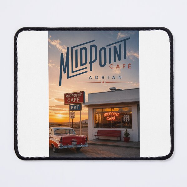 Item preview, Midpoint Café Route 66 Adrian Texas Historic Roadside Landmark designed and sold by Aryabek.