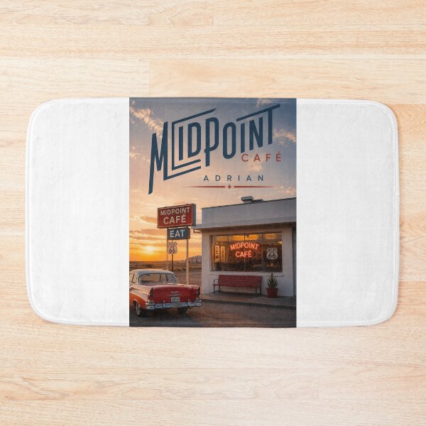 Item preview, Midpoint Café Route 66 Adrian Texas Historic Roadside Landmark designed and sold by Aryabek.