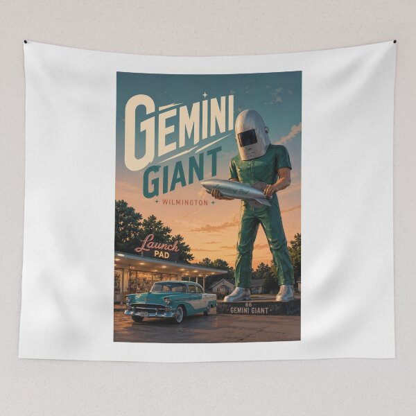 Item preview, Gemini Giant Launching Pad Route 66 Wilmington Illinois designed and sold by Aryabek.