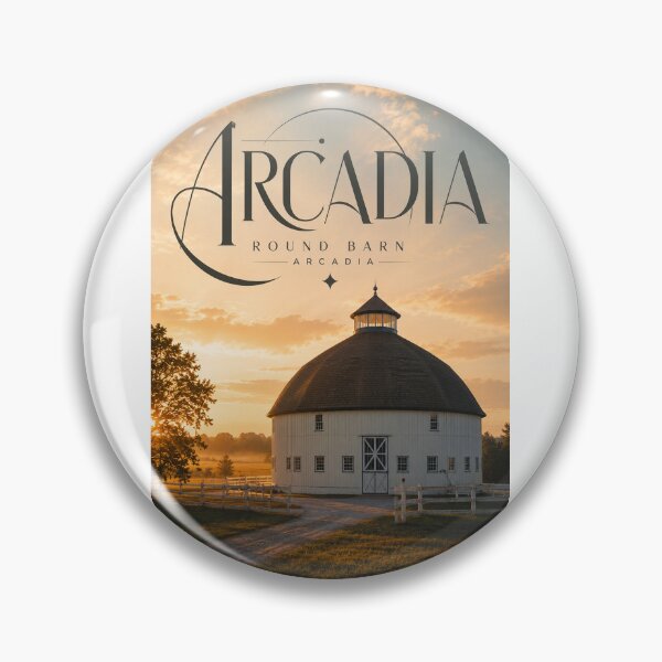 Item preview, Arcadia Round Barn Historic Route 66 Oklahoma Landmark designed and sold by Aryabek.