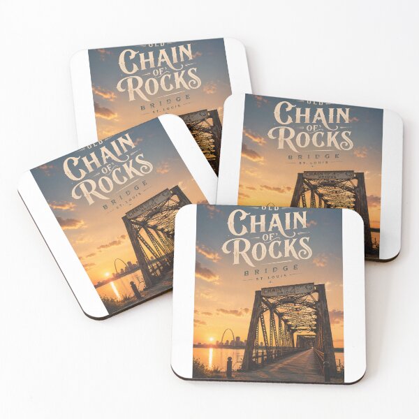 Item preview, Old Chain of Rocks Bridge Mississippi River St Louis Missouri designed and sold by Aryabek.