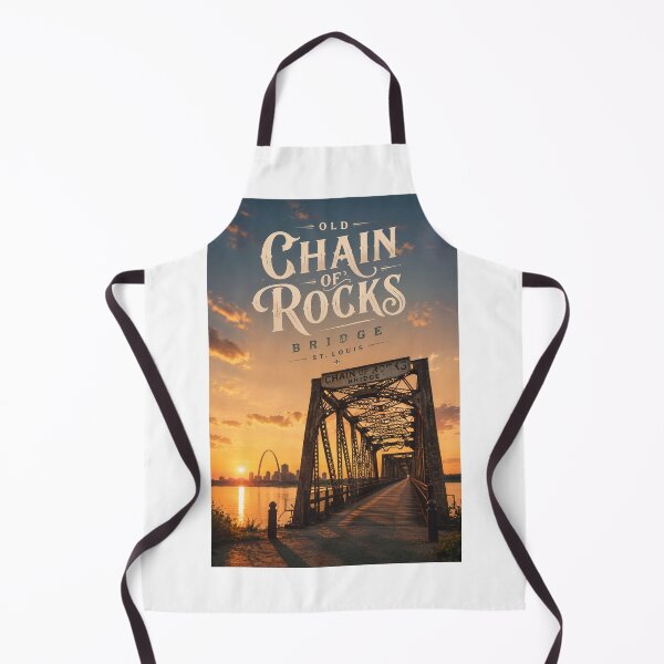 Item preview, Old Chain of Rocks Bridge Mississippi River St Louis Missouri designed and sold by Aryabek.