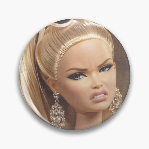 Item preview, Funny Disgusted Doll Face High Ponytail Sunglasses Meme designed and sold by Devilians92.