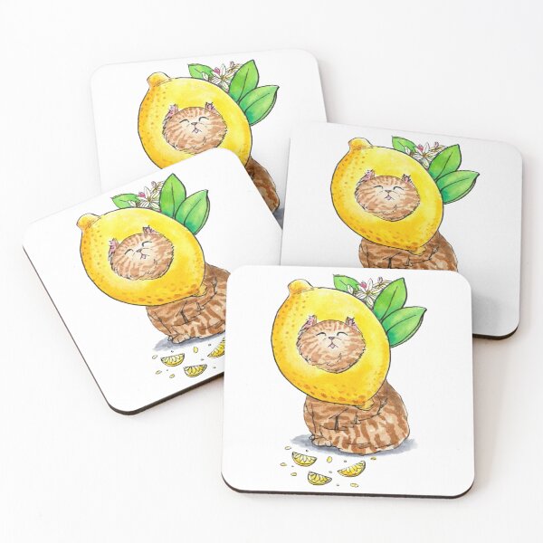 Item preview,  Sour Kitty Cute Kawaii Lemon Slice Cat Fruit Graphic designed and sold by sketchcadete.