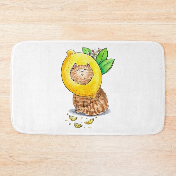 Item preview,  Sour Kitty Cute Kawaii Lemon Slice Cat Fruit Graphic designed and sold by sketchcadete.