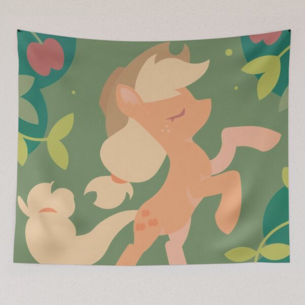 Item preview, Rustic Orchard Apple Farmer - Minimalist Vector Pony Art designed and sold by Billy Morfo™.