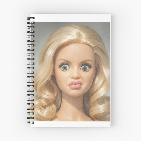 Item preview, Funny Shocked Blonde Doll Face Wavy Hair Disgusted Meme designed and sold by Devilians92.
