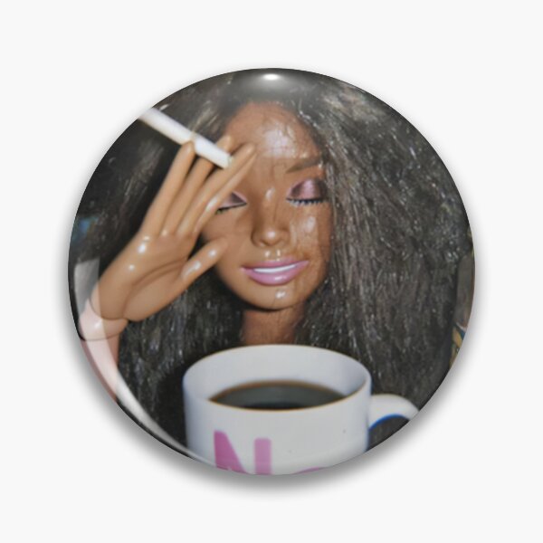 Item preview, Funny Tired Smoking Doll No Coffee Mug Stress Meme designed and sold by Devilians92.