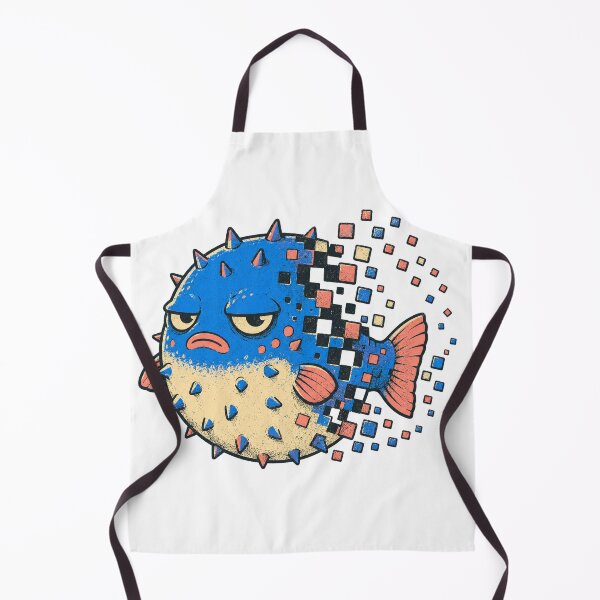 Item preview, Packet-Loss Pufferfish – Network Error Creature designed and sold by yagniikd-.