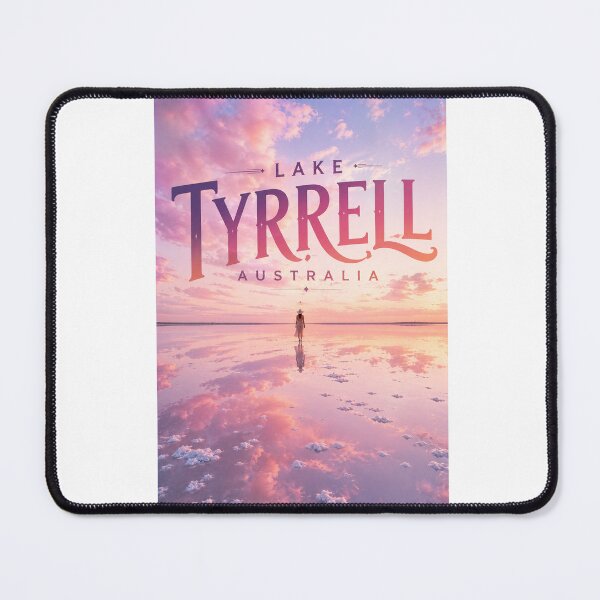 Item preview, Lake Tyrrell Pink Salt Lake Victoria Australia Sunset Reflections designed and sold by Aryabek.