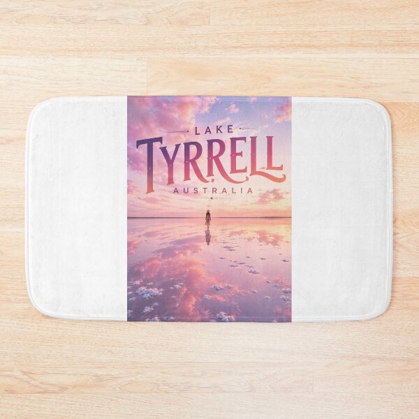 Item preview, Lake Tyrrell Pink Salt Lake Victoria Australia Sunset Reflections designed and sold by Aryabek.