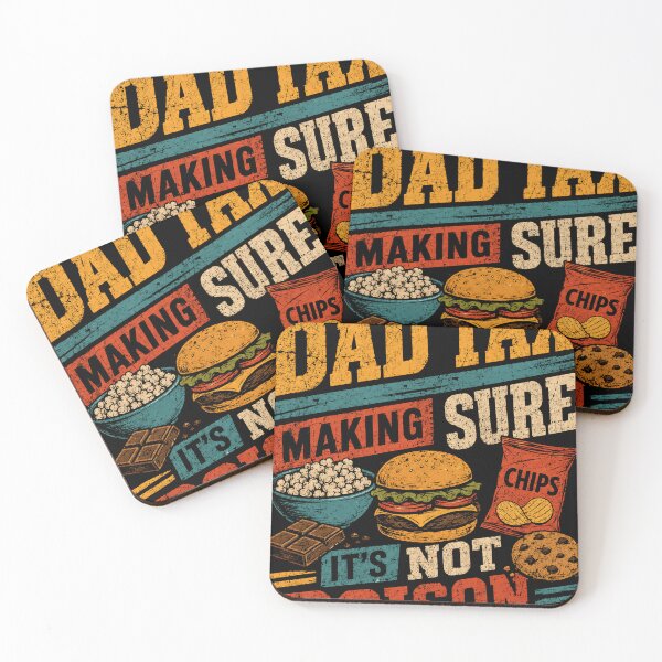 Item preview, Dad Tax Making Sure It's Not Poison Funny Fatherhood Parent Humor Dad designed and sold by RetroMini2026.
