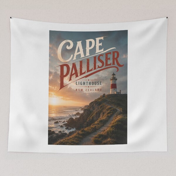 Item preview, Cape Palliser Lighthouse Wairarapa South Island New Zealand Coast designed and sold by Aryabek.