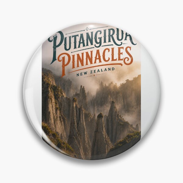 Item preview, Putangirua Pinnacles Wairarapa North Island New Zealand designed and sold by Aryabek.