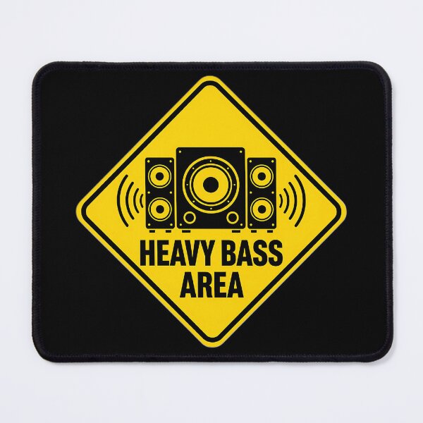 Item preview, Heavy Bass Area Subwoofer Sound System Sign designed and sold by  ZenRave Designs.