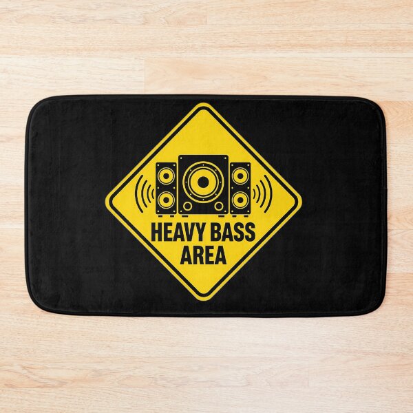 Item preview, Heavy Bass Area Subwoofer Sound System Sign designed and sold by  ZenRave Designs.