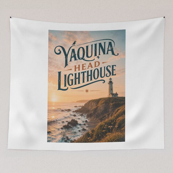 Item preview, Yaquina Head Lighthouse Oregon Pacific Coast United States designed and sold by Aryabek.