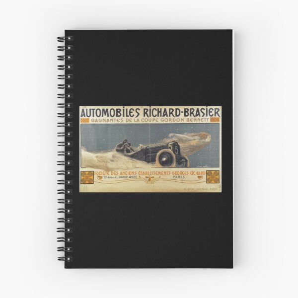 Item preview, Automobiles Richard Brasier Vintage Racing Poster designed and sold by Retr0Tshirts.