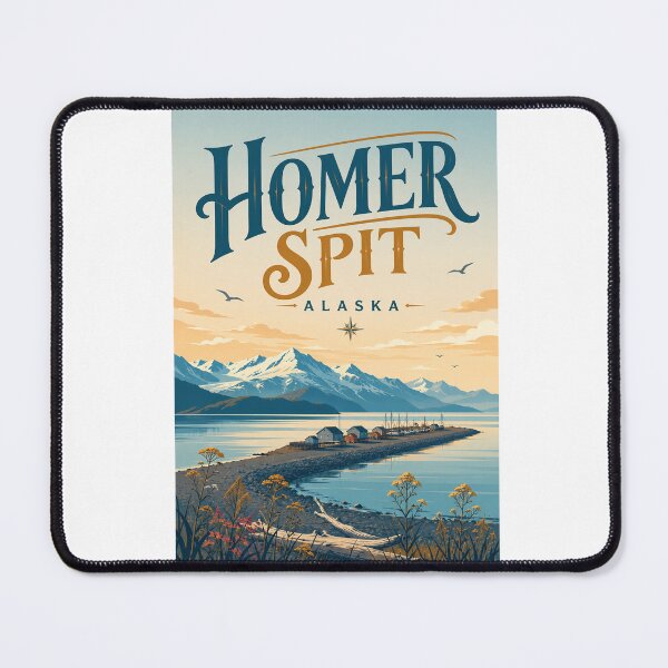 Item preview, Homer Spit Kachemak Bay Kenai Peninsula Alaska designed and sold by Aryabek.