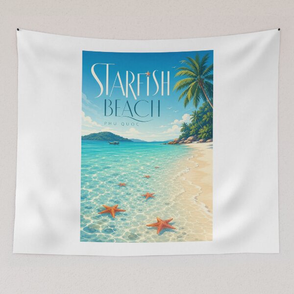 Item preview, Starfish Beach Phu Quoc Island Gulf of Thailand Vietnam designed and sold by Aryabek.