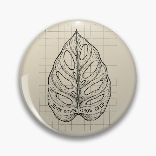 Item preview, Monstera Grid Lines - Boho Botanical designed and sold by bapupa.