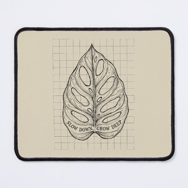 Item preview, Monstera Grid Lines - Boho Botanical designed and sold by bapupa.