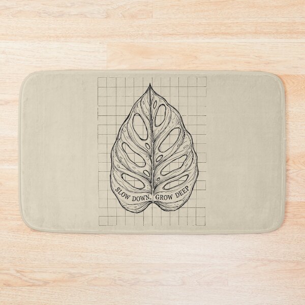 Item preview, Monstera Grid Lines - Boho Botanical designed and sold by bapupa.