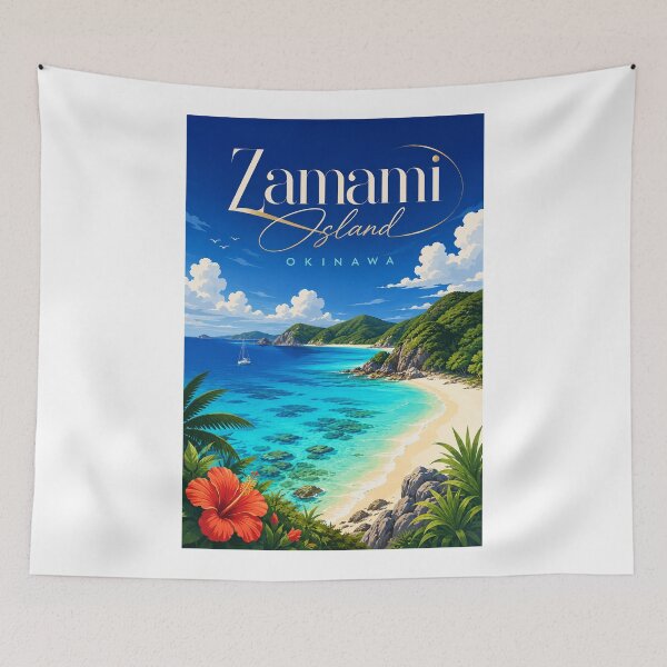 Item preview, Zamami Island Kerama Islands Okinawa Japan Tropical Coast designed and sold by Aryabek.
