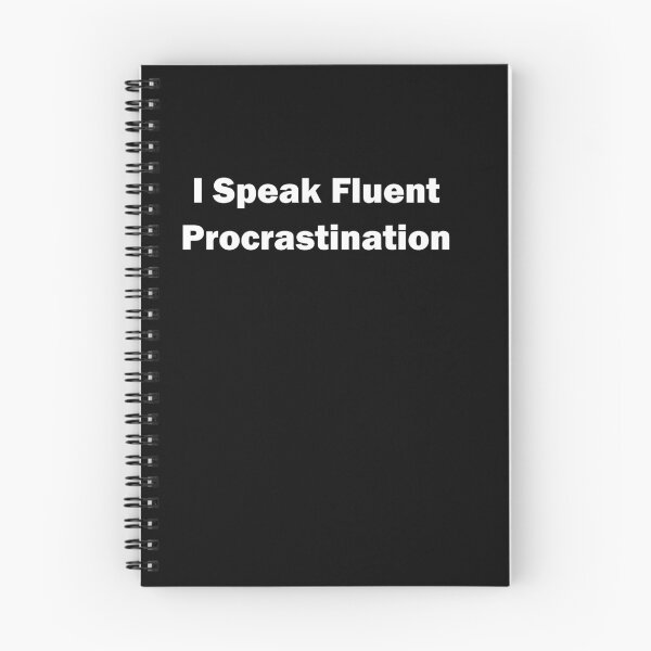 Item preview, I Speak Fluent Procrastination T-Shirt | Funny Student Humor Tee designed and sold by JC-Frost.