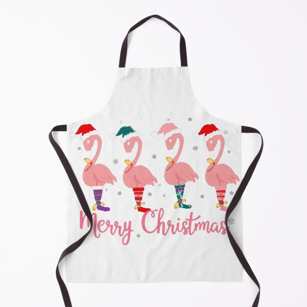 Item preview, Flamingo Merry Christmas Pink Santa Hats designed and sold by lht6474.