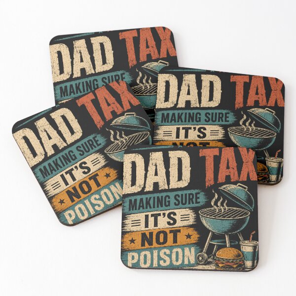 Item preview, Dad Tax Making Sure It's Not Poison Funny Father Grilling Gift designed and sold by RetroMini2026.
