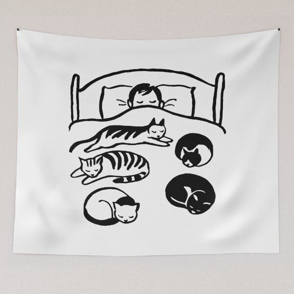 Item preview, Cozy Cats Sleeping Peacefully designed and sold by johnmardike13.