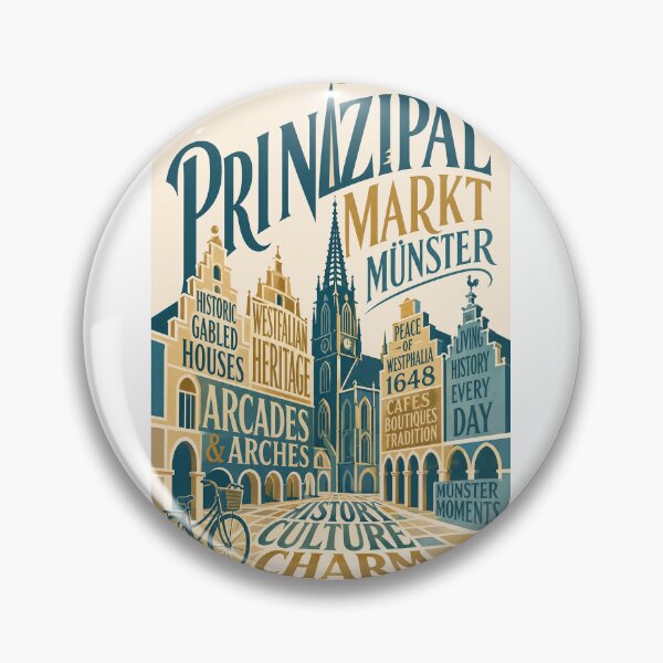 Item preview, Prinzipalmarkt Münster Historic Westphalia Germany Old Town designed and sold by Aryabek.