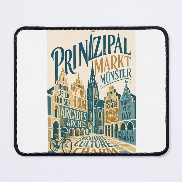 Item preview, Prinzipalmarkt Münster Historic Westphalia Germany Old Town designed and sold by Aryabek.