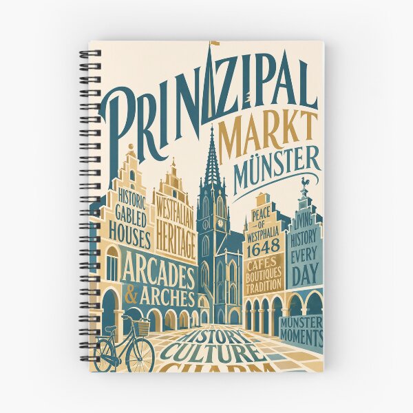 Item preview, Prinzipalmarkt Münster Historic Westphalia Germany Old Town designed and sold by Aryabek.