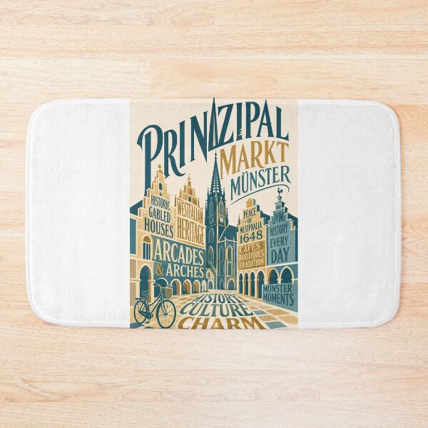 Item preview, Prinzipalmarkt Münster Historic Westphalia Germany Old Town designed and sold by Aryabek.
