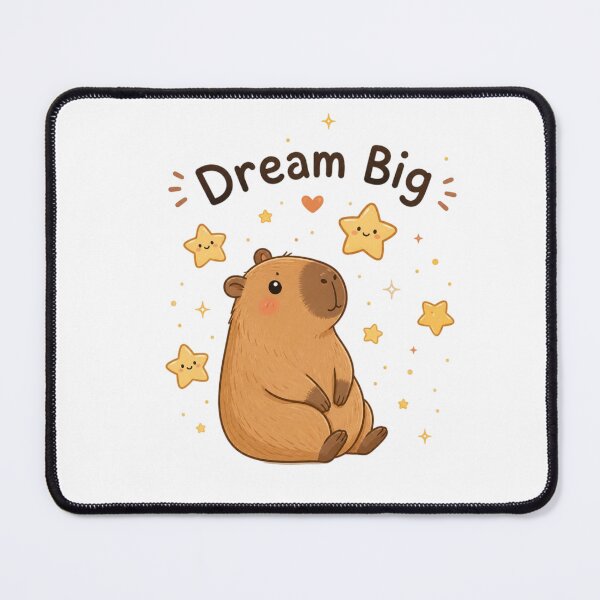 Item preview, Dream Big Cute Capybara with Stars | Kawaii Inspirational Animal Sticker | Cozy Whimsical Motivationm Mind Relaxation Sticker designed and sold by Sanika arts .