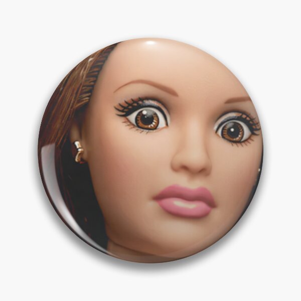 Item preview, Funny Shocked Brunette Doll Face Wide Eyes Meme designed and sold by Devilians92.