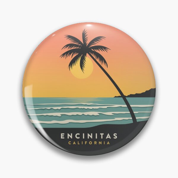 Item preview, Encinitas California: Palm Curve Sunset designed and sold by CircinusStore.