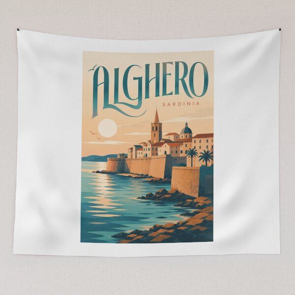 Item preview, Alghero Sardinia Catalan Coast Mediterranean Heritage designed and sold by Aryabek.