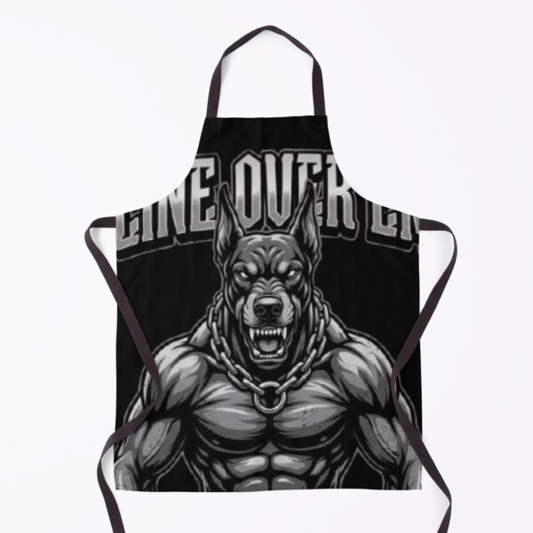 Item preview, Discipline Over Emotion Doberman Gym - Aggressive Gym Rat Streetwear designed and sold by OLLI_STORE.