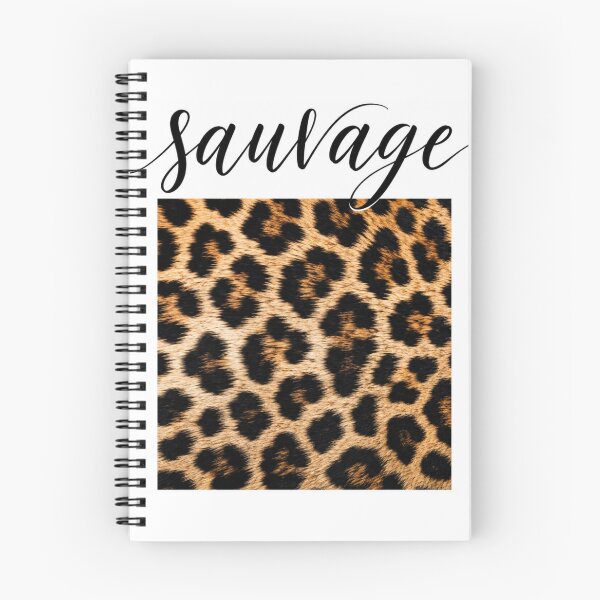 Item preview, Sauvage Leopard Print Square – Minimalist Fashion Typography Wall Art designed and sold by nouhaZN.