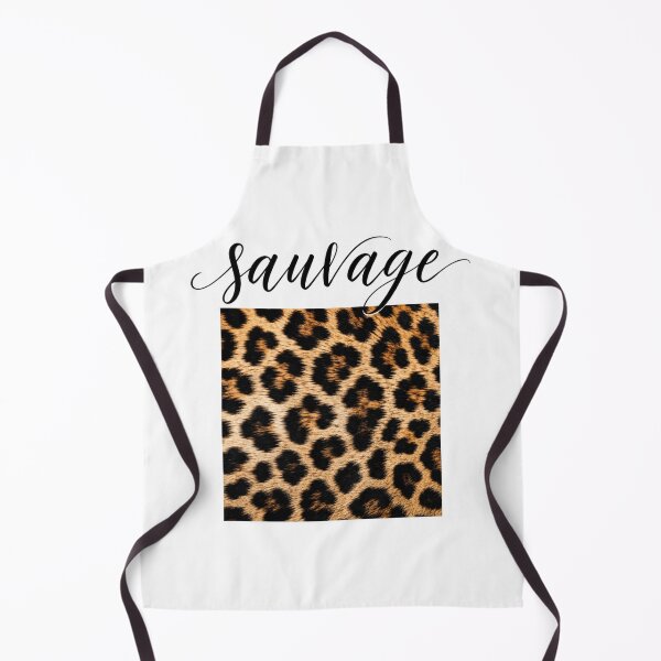 Item preview, Sauvage Leopard Print Square – Minimalist Fashion Typography Wall Art designed and sold by nouhaZN.