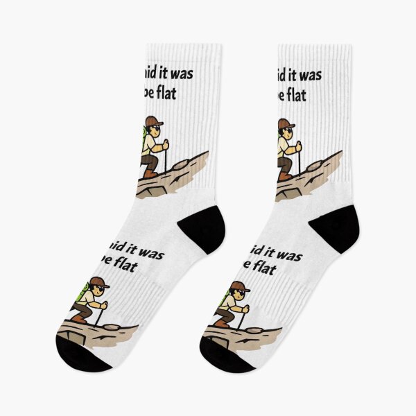 Item preview, My Guide Said It Was Going to Be Flat – Funny Hiking Adventure Design designed and sold by GabeMountainArt.