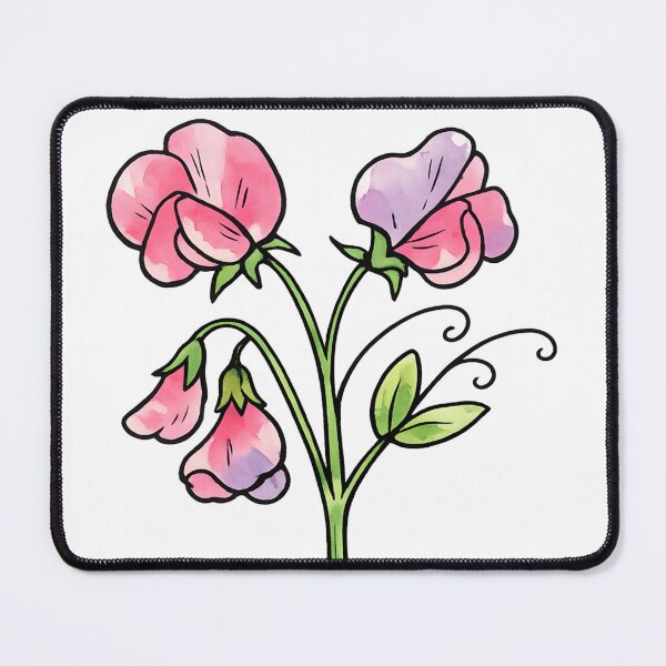 Item preview, Sweet Pea Flower designed and sold by GraphicsClub.