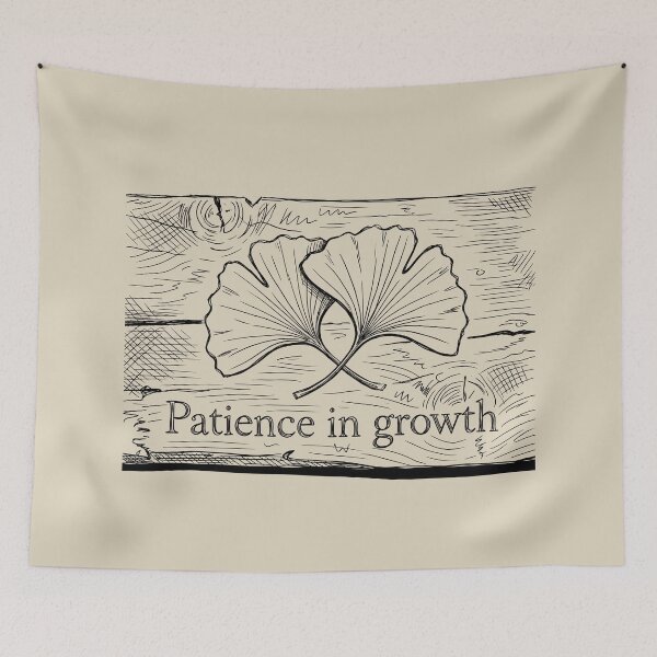 Item preview, Ginkgo Leaf Drift - Botanical Aesthetic designed and sold by bapupa.