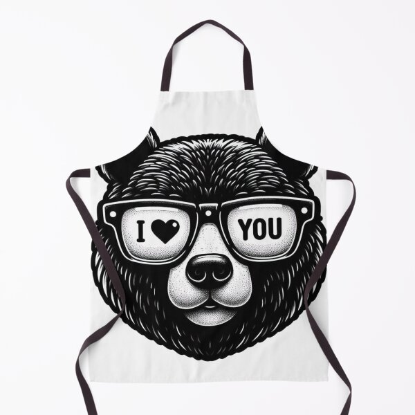 Item preview, I ❤️ You Bear | Cute Funny Bear in Glasses | Love Bear Graphic | Romantic Animal T-Shirt & Sticker Design T-Shirt designed and sold by SOSCHISTUDIO.