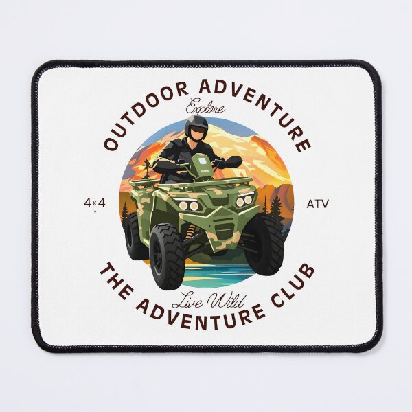 Item preview, ATV Adventure Club | Retro Off-Road Vintage T-Shirt Design designed and sold by Spirit of Siam.