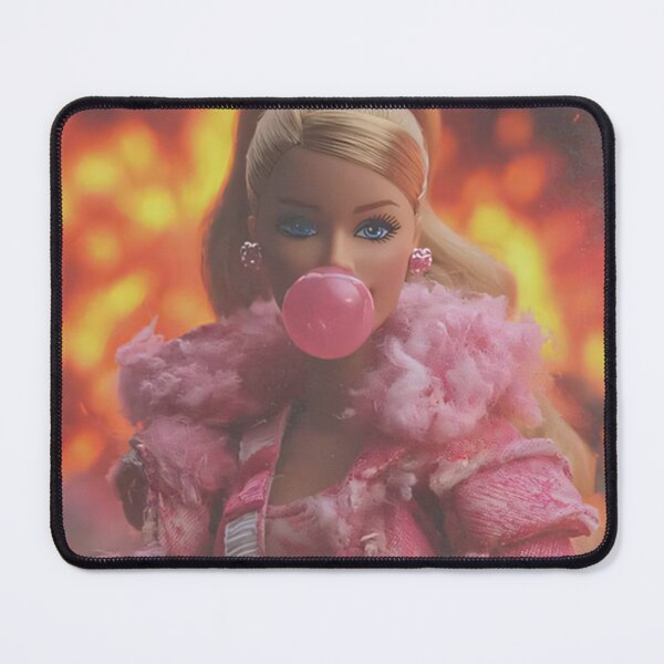 Item preview, Funny Doll Blowing Bubblegum Explosion Fire Disaster Meme designed and sold by Devilians92.